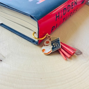 Cat Bookmark, Bookmark with Tassel, Bookmark for Women, Kawaii Bookmark, Book Lover Gift, Teacher Bookmark, Cat Gifts for Cat Lovers,