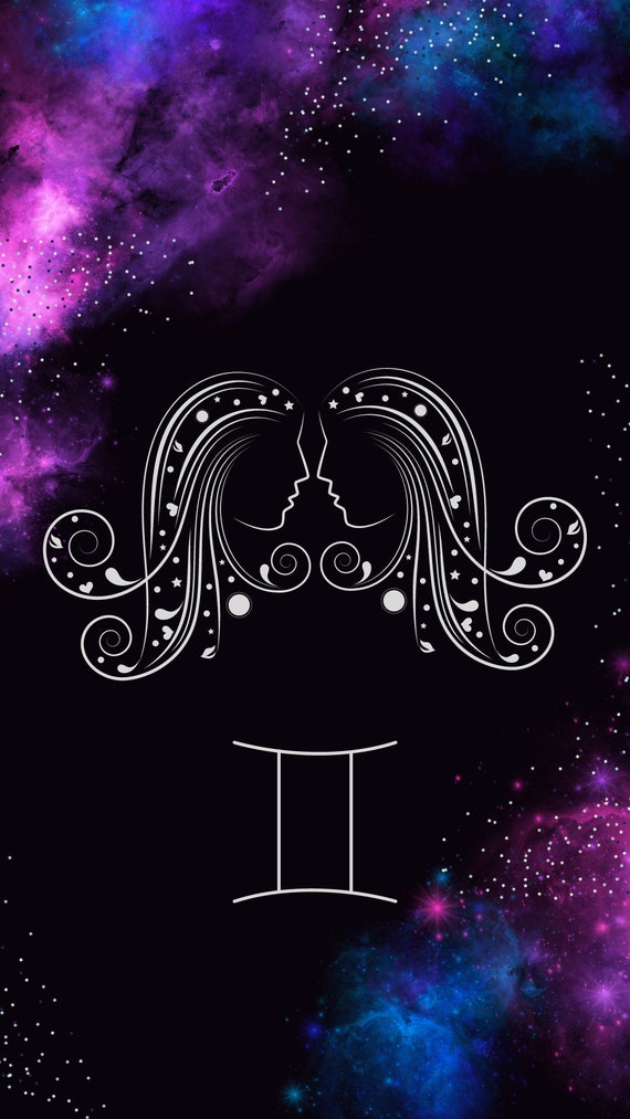 Gemini Zodiac Symbol Galaxy Phone Wallpaper - Etsy Australia Gemini Zodiac Symbol Galaxy Phone Wallpaper - Etsy Australia