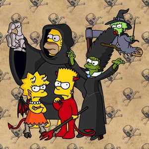 The Simpsons Halloween PNG