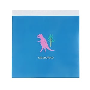 BROOCHIR |memo pad| SQUARE|DINOSAUR |rex|dino|notes|memo