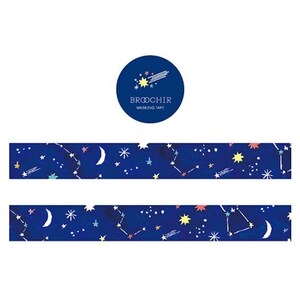 BROCHIR|japan| washi-tape|STAR |space|galaxy|universe|afplaktape