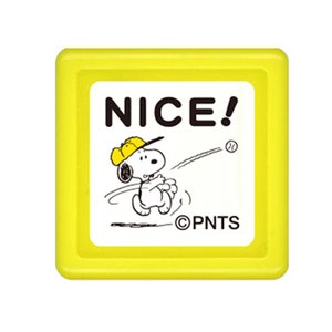 KODOMO NO KAO/ Snoopy gioca a baseball bello / bello / Timbro / sigillo / Giappone