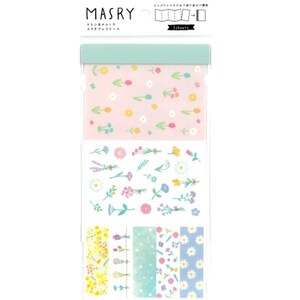 Q-Lia | Selo MASRY | Buquê de flores | Portátil | Adesivo