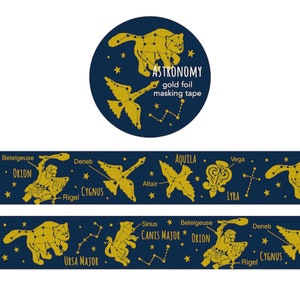 ÉTUDIANTS | astronomie |feuille d'or| RUBAN WASHI|sciences planétaires|masking tape|feuille d'or|feuille d'or|planètes|espace|galaxie|étoiles|soleil|univers