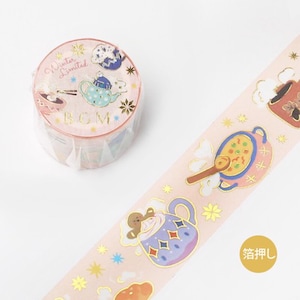BGM| Winter limitiert| Tisch Winter| Abendessen| Folienprägung | 15 mm Washi Tape | Washi Tape |