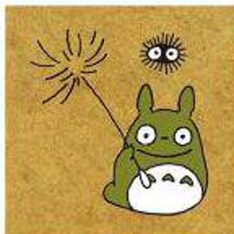 Beverly| Ghibli| 20mm| MINI Wooden Stamp| My Neighbour Totoro| Susuwatari| Lotus Leaf| Umbrella Totoro&Susuwatari