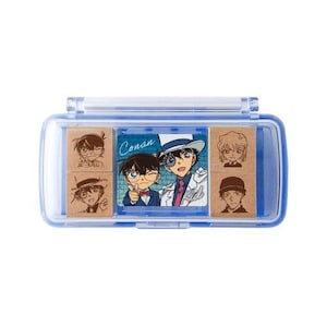 Beige | Detektiv Conan| Kind| Meitantei Konan| Ministempel| 4er Set
