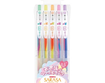 Japan| ZEBRA| Sarasa| Clip| Marble Color| Gel pen