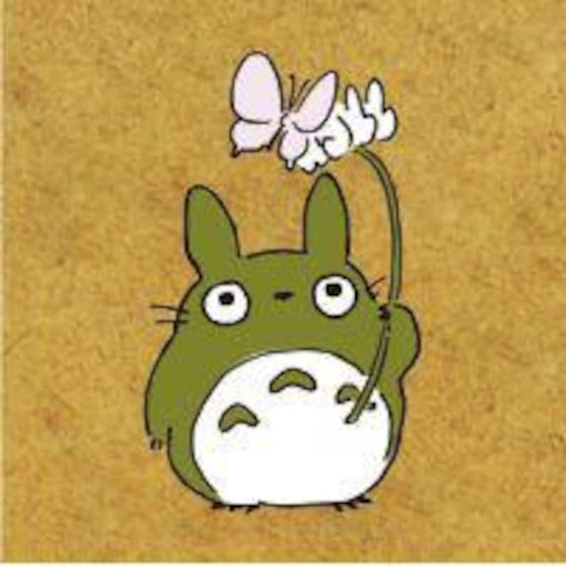 Beverly| Ghibli| 20mm| MINI Wooden Stamp| My Neighbour Totoro| Susuwatari| Lotus Leaf| Umbrella Totoro&Butterfly