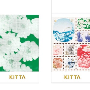 KINGJIM| KITTA| Vol.14| Foto| stempelstijl| bladgoud| Sticker| Zegel| versieren| Kaarten maken| Schemaboek| Scrapbooken