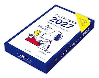 2027| Hallmark| PEANUTS Snoopy| Wall Calendar| daily| Japanese holiday |Daily Tear-Off | schedule| planner |wall hanging calendar |365 Days
