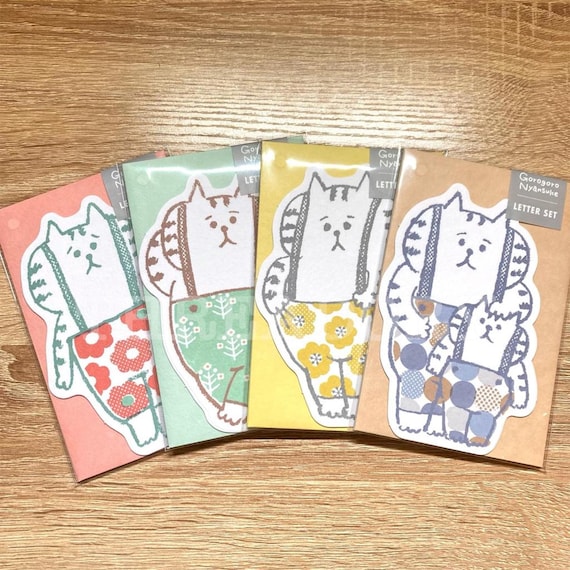 Mindwave| GOROGORO NYANSUKE| Letter set| Envelope| Writing paper| Poppy| Nordic Flowers| Mimosa| Polka Dots