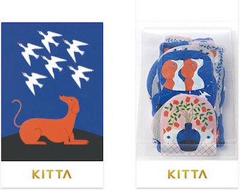 KINGJIM| KITTA| Vol.14| Mythology| Flake| Sticker| Seal| decorate| Card making| Schedule book| Scrapbooking