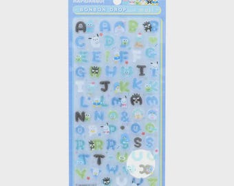 Sun-star| Sanrio| Hapidanbui| boy band| alphabet| BONBON| Bon Bon Drop| plump| seal| PVC| stickers