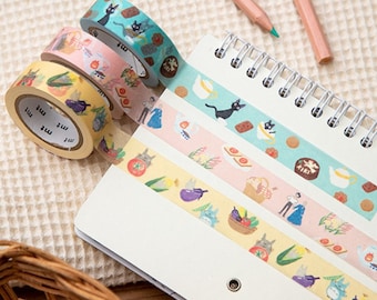 MT| Ghibli| BREAK TIME| washi| masking tape| Howl&#39;s Moving Castle| Kiki&#39;s delivery service| My Neighbor Totoro