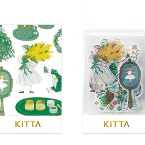 KINGJIM| KITTA| Vol.14| Lebensstil| Flocke| Aufkleber| Siegel| dekorieren| Kartengestaltung | Terminbuch| Scrapbooking