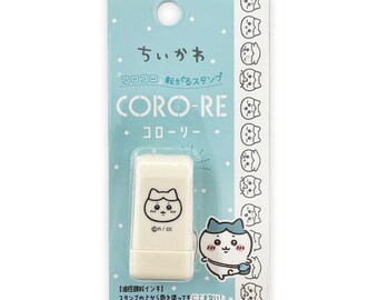 Kamio/ CORO-RE/ Hachiware/ rollo/ laminado/ sello de rodillo/ Chiikawa