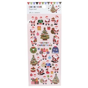 Active Corporation| Santa Claus| gold leaf| Christmas| stickers| 523