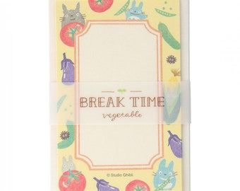 Furukawashiko| My Neighbor Totoro| Ghibli| BREAK TIME vegetable| washi| MINI Letter set