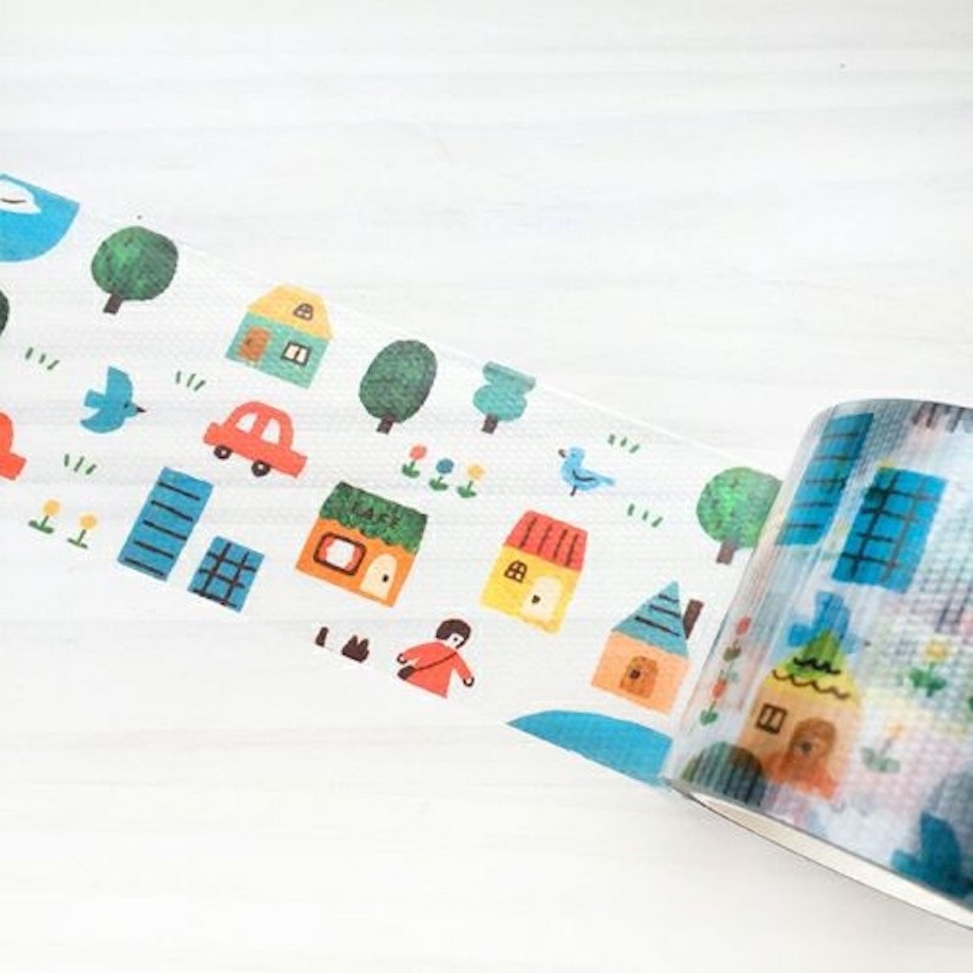 Skyline Printed Duct Washi Tape, 1.88 48mm X 10Y 9M Decorations, Gift  Wrapping, Planners, Scrapbooking, Card Making 