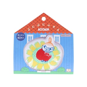 May include: A package of 40 Moomin character stickers featuring a red-haired character with a red dress sitting on a yellow sunflower. The package is blue and white with the text "Moomin" in a speech bubble.