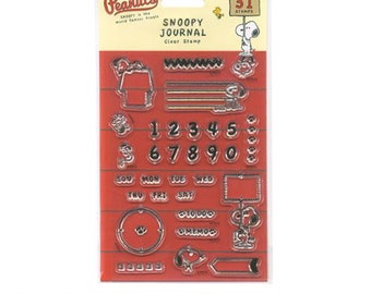 KODOMO NO KAO | Erdnüsse | Snoopy| Tagebuch| Klare Stempel