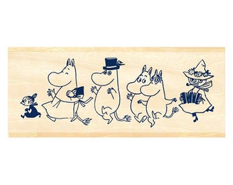 Beverly| Moomin Family| Snufkin| Little My| wooden| stamp set