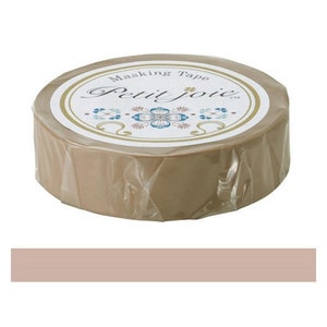 japan|washi tape| Latte| plain color| solid color| Petit joie|rice paper|washi paper|masking tape
