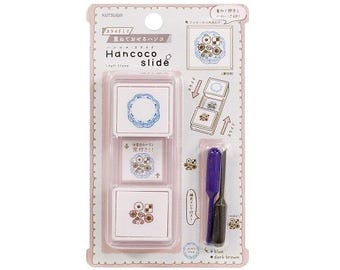 KUTSUWA| Cookie| Hancoco Slide| Layer Stamp| penetration stamp| stackable| seal