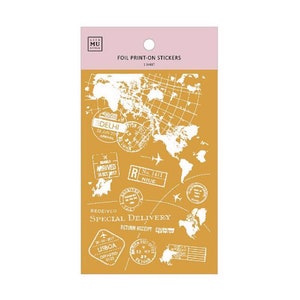 Mu. Goldener Stempel| Foil Print-On Stickers| Goldfolie | Rub-On Sticker |Transfer Sticker