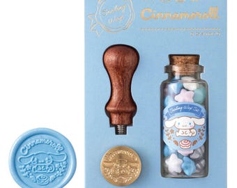 Beverly | Cinnamoroll | Sanrio | Cera de Lacre | Conjunto de Carimbos