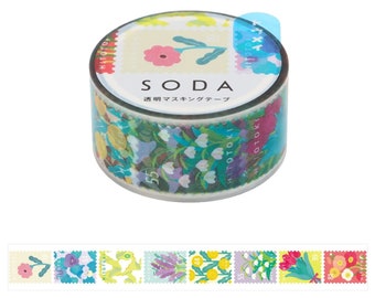 Koning Jim| SODA| 20mm| Stempel| Katje| doorzichtige tape| transparant| afplakband