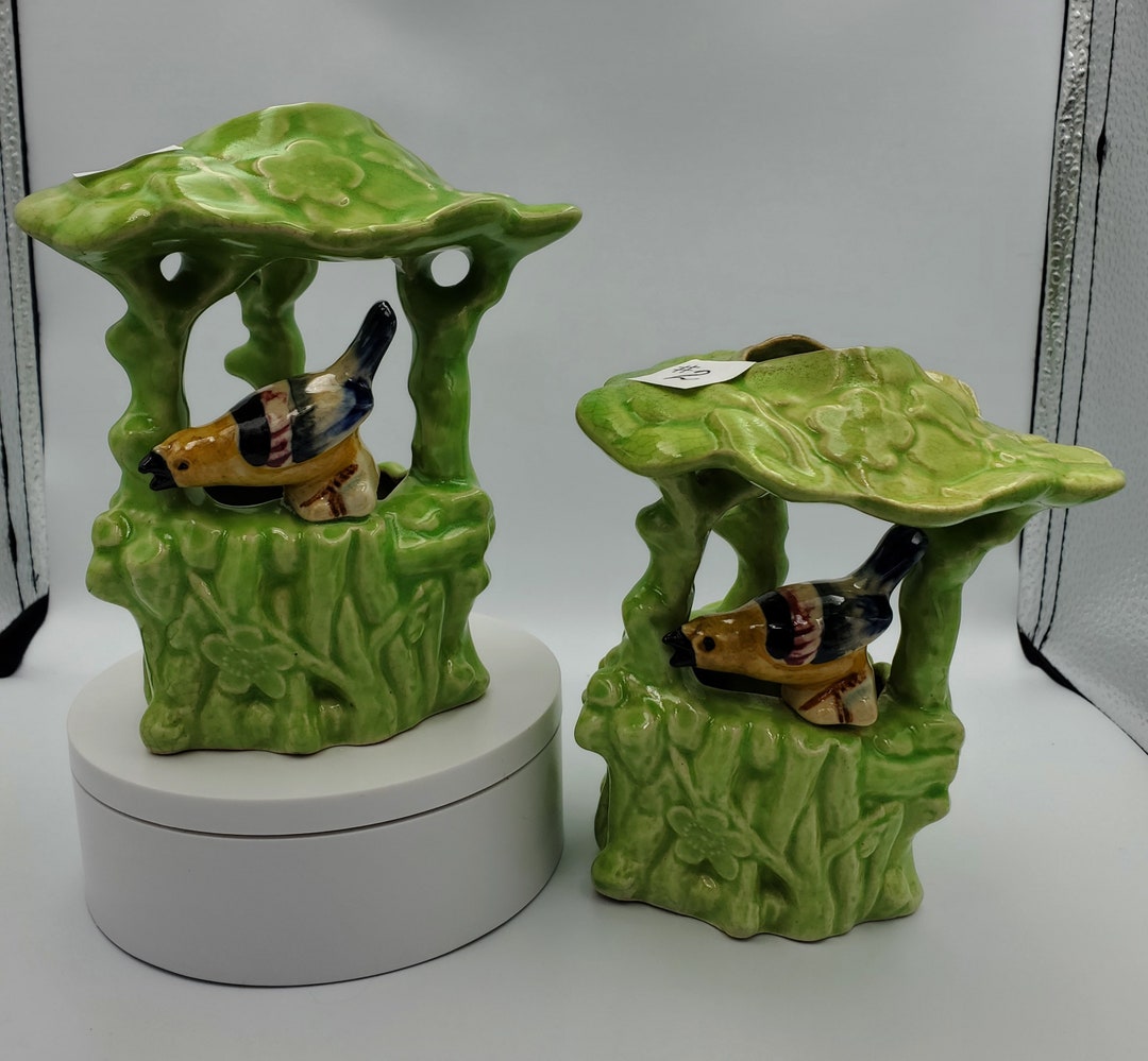 Two Antique Flower Vases, Pioneer/japan/royal Copley Etsy