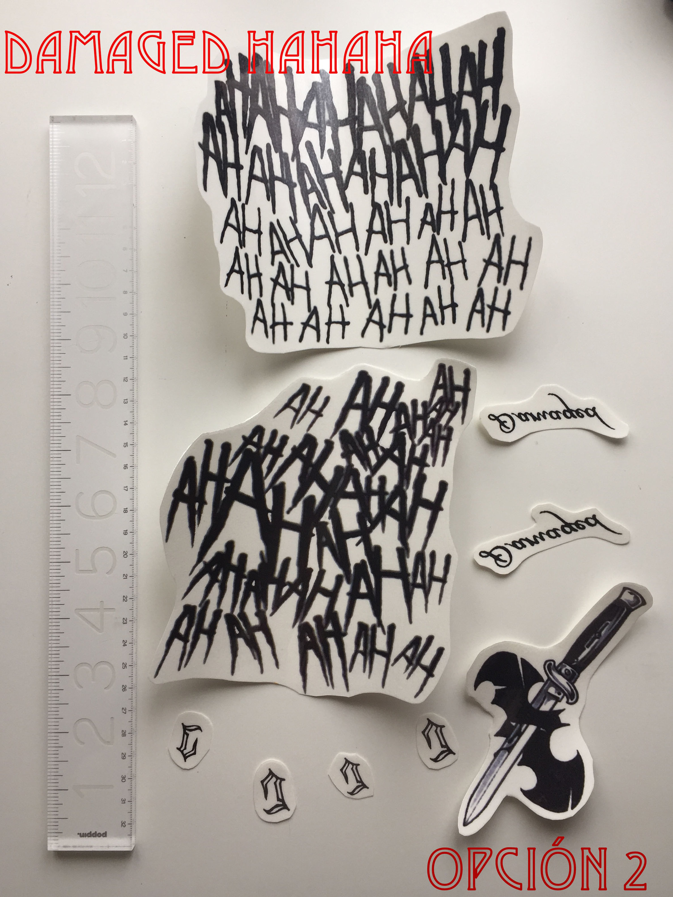 Joker Temporary Tattoos Set Suicide Squad for Cosplayers Etsy