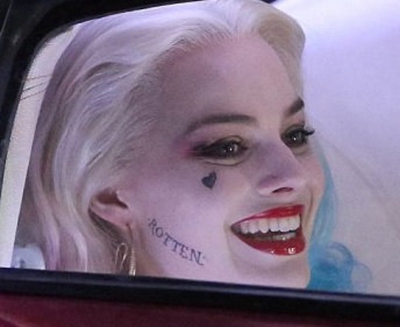 Harley Quinn Temporary Tattoos Suicide Squad Costume Halloween or Cosplay image 2