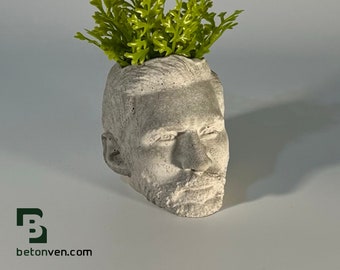 Lionel Messi - argentina - soccer star - footbal lovers - Succulent Planter - coach Gift - Air plant - footbal Gift - leomessi gift