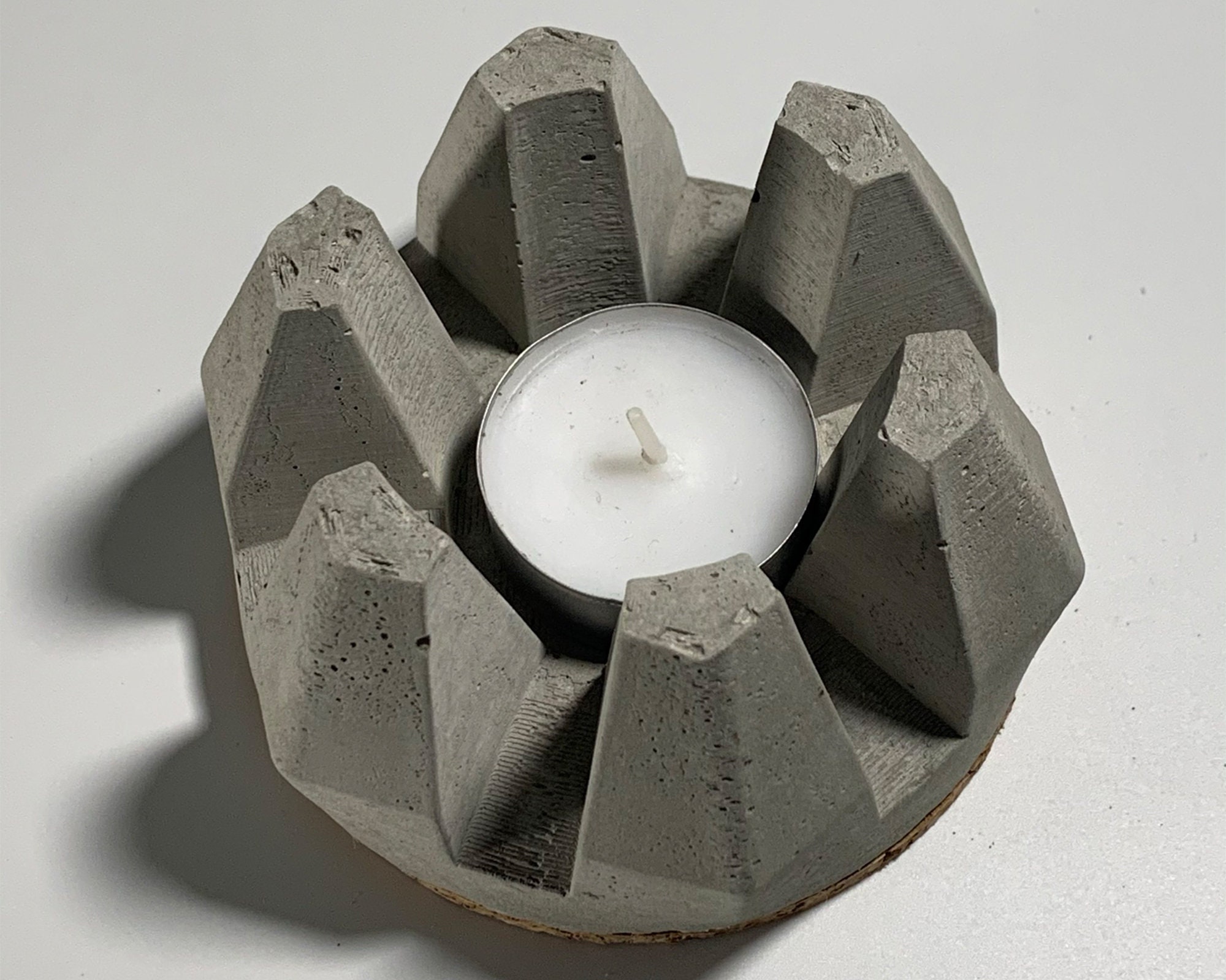 Concrete Tea Light Holder Candle Holder Tea Light Etsy UK