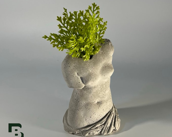 5.9" VENUS Air Plant Holder - Greek Statue Planter - Sculputure Planter Pot - Venus de Milo - Figurines Planters - Air Planter