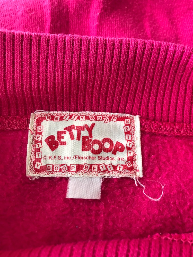 Vintage Betty Boop Sweatshirt Jumper pullover Large size