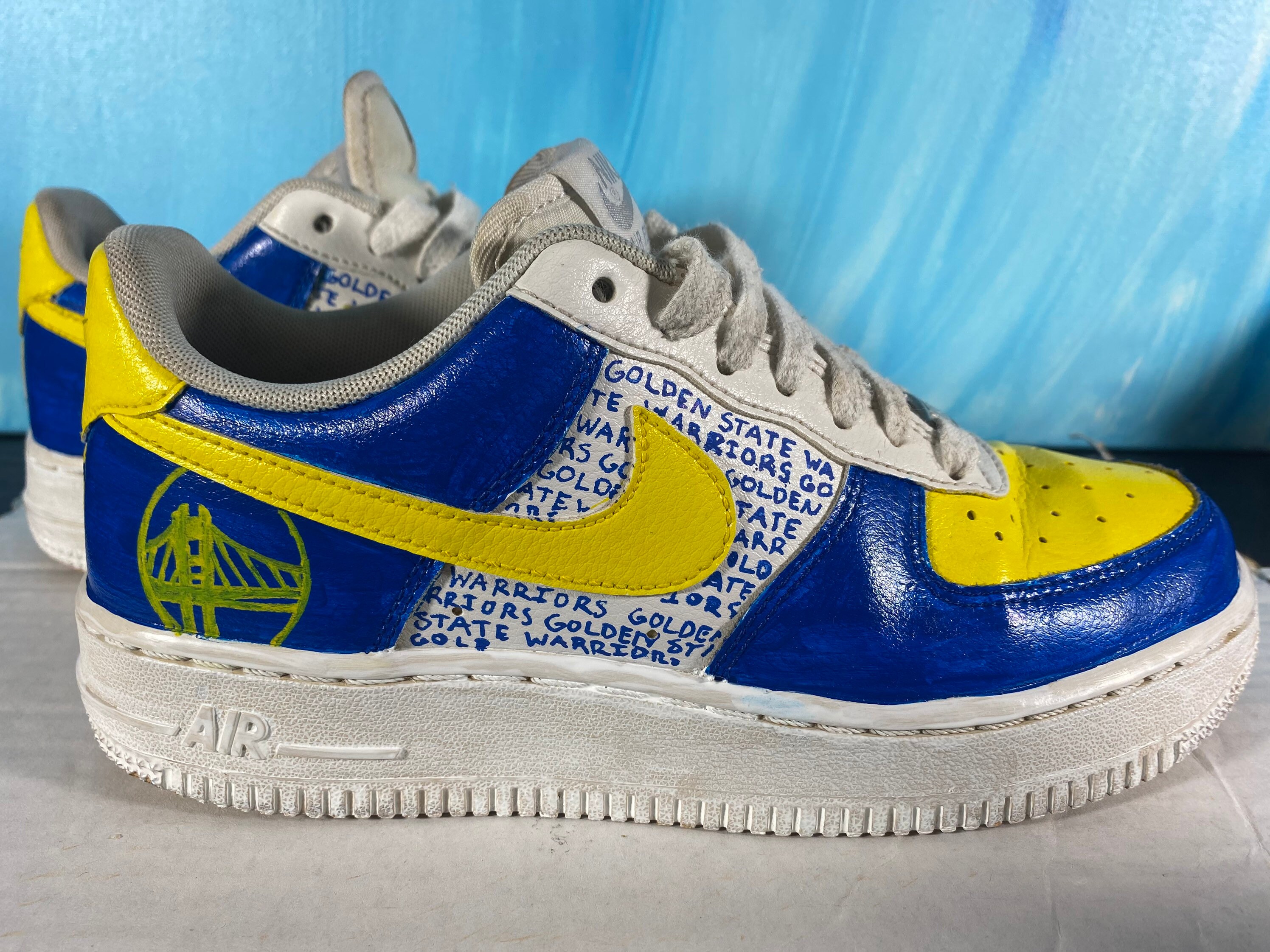 Golden State Warriors Shoes - Etsy UK