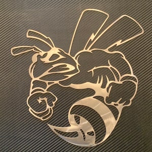 Angry Super Bee - Plasma Cut Sign