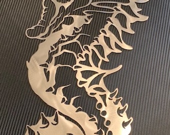 Seahorse #4 - Plasma Cut Sign