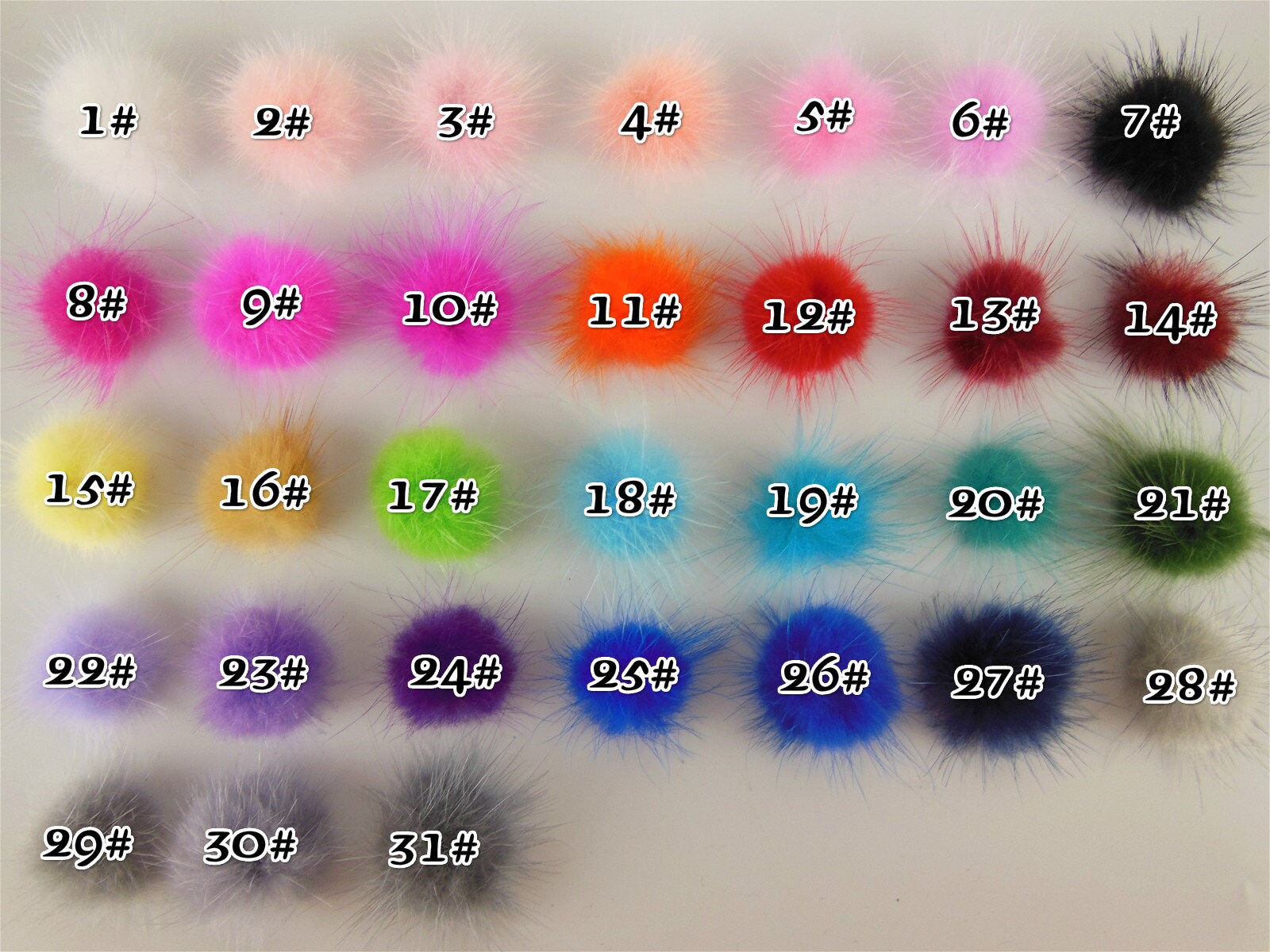 10pcs Faux Mink Fur Pom Poms For Diy Jewelry Making, Earrings, Necklaces  And Various Arts And Crafts Assembly Accessories