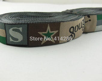 Woven ribbon, star jacquard Ribbon