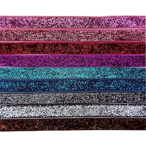 10 yards 3/8 pollici nastro di velluto glitterato metallico singolo lato scintillante nastro per artigianato fiocco per capelli decorazione matrimonio regalo di Natale