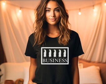 Un grupo de hurones es una camiseta de manga corta súper cómoda y divertida de negocios