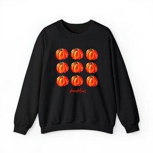 9 Pumpkins Welcome Autumn Celebrate Fall Adult Unisex Sweatshirt