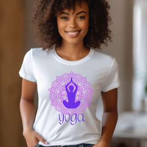 Celebrate the Yoga Mom Dad Sister Brother in your life (or Yourself!) with the gift of a Unisex Jersey Short Sleeve Tee