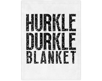 Manta Hurkle Durkle: microfibra de terciopelo supersuave, tres tamaños