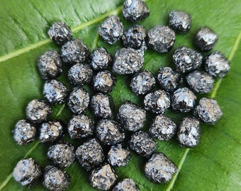 Black Roundish Rough Diamonds - Natural Black Round Loose Rough Diamond ! 2.00 to 3.00 MM Size Conflict Free Roundish Raw Uncut Diamonds